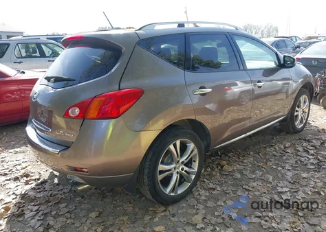 2010 Nissan Murano Le from USA, damaged, VIN JN8AZ1MW0AW131334